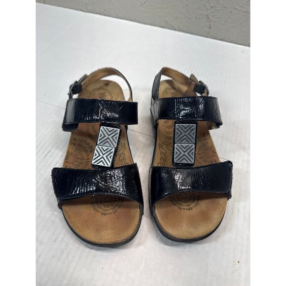 Dr. Andrew Weil SPAIN Orthaheel Comfort Sandal Sonora Orthoheel Black 6 US EU 37 - Picture 1 of 4